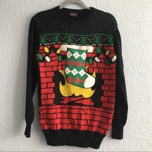 Well Worn Mens Holiday Gnome Tonight Sweater